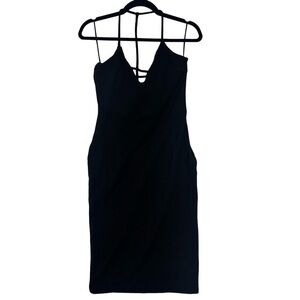Premonition Open Back Strappy Dress‎ Size 6 Black Dress